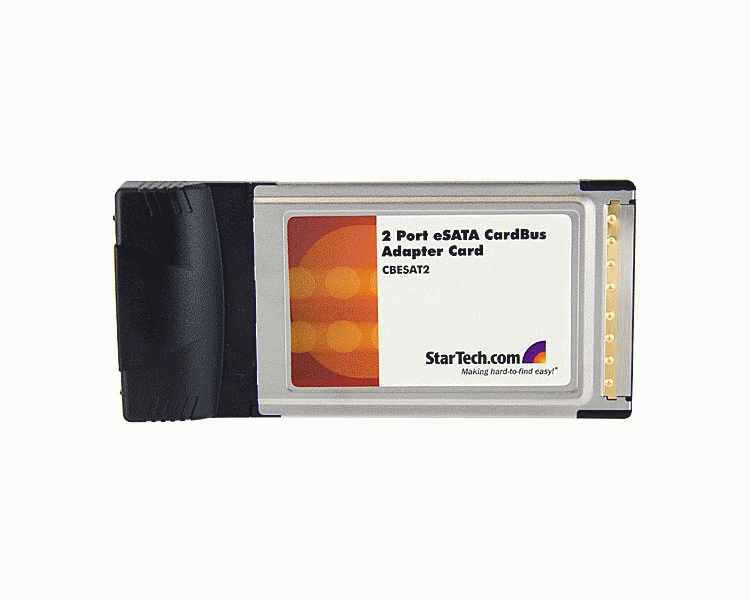 StarTech.com 2 Port CardBus eSATA Laptop Controller Adapter Card – image 5