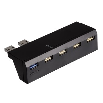 Hama 00115418 interface hub Black