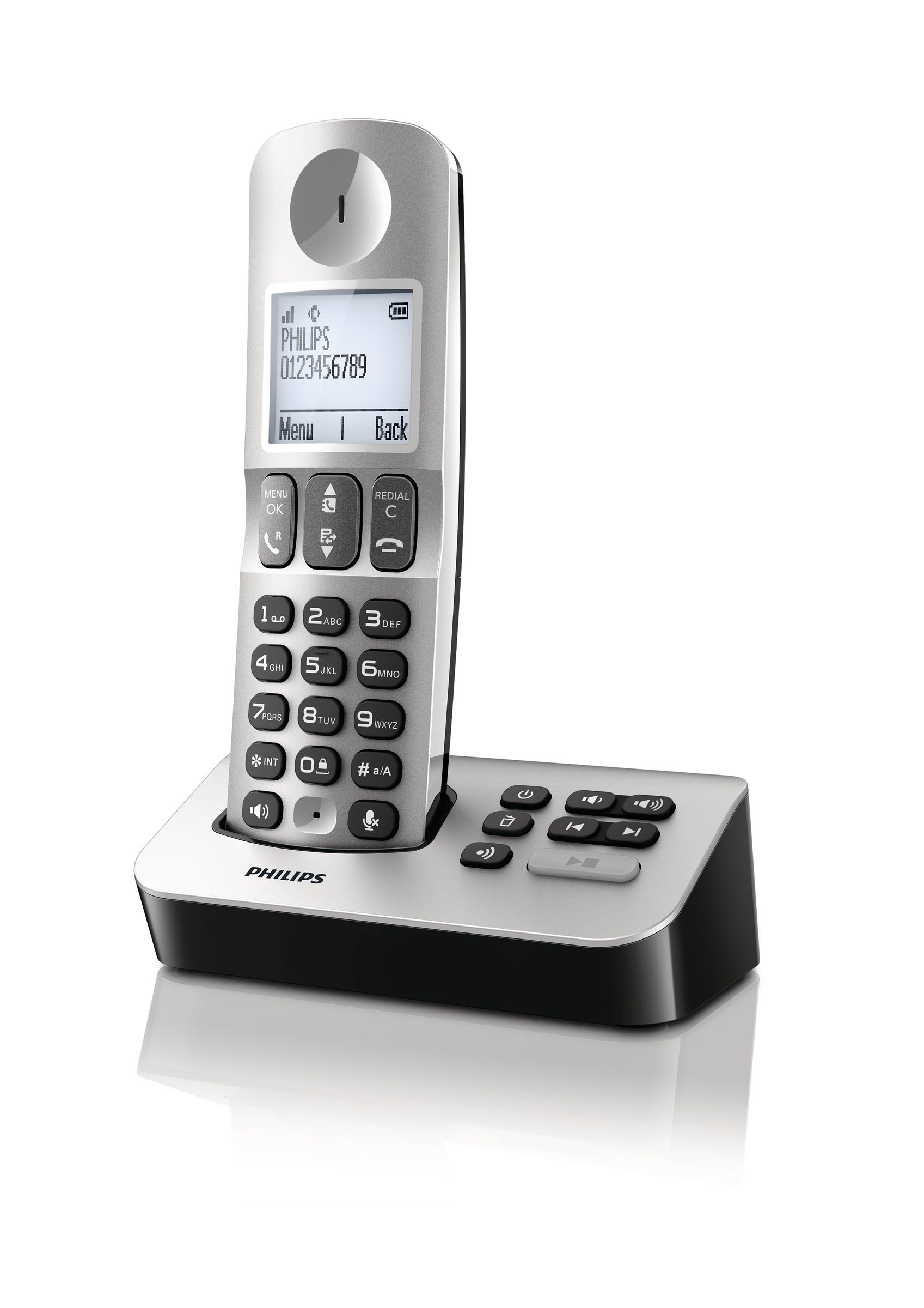 Philips D5051S/FR telephone DECT telephone Caller ID Silver