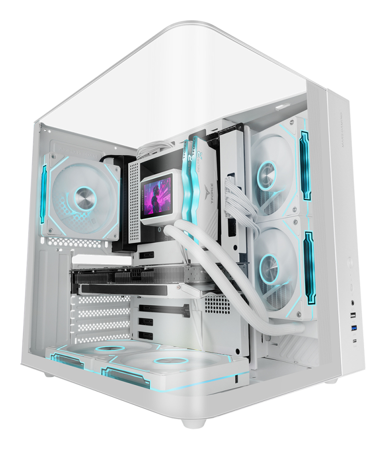 Mars Gaming MC-INFINIOLITEW Midi Tower White