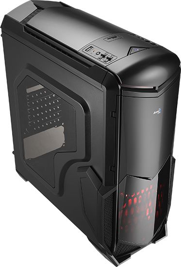 Aerocool BATTLEHAWK Midi Tower Black – image 1