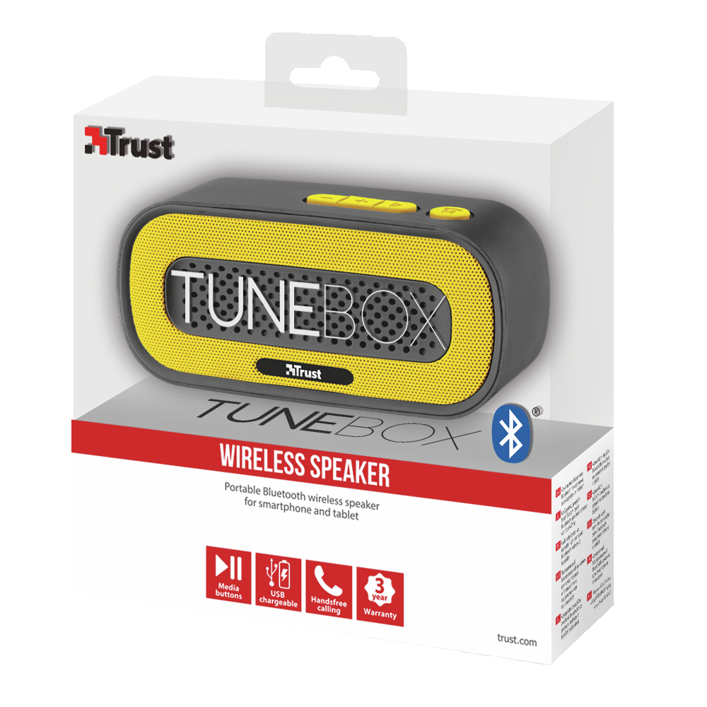 Trust Tunebox Mono portable speaker Yellow image 5