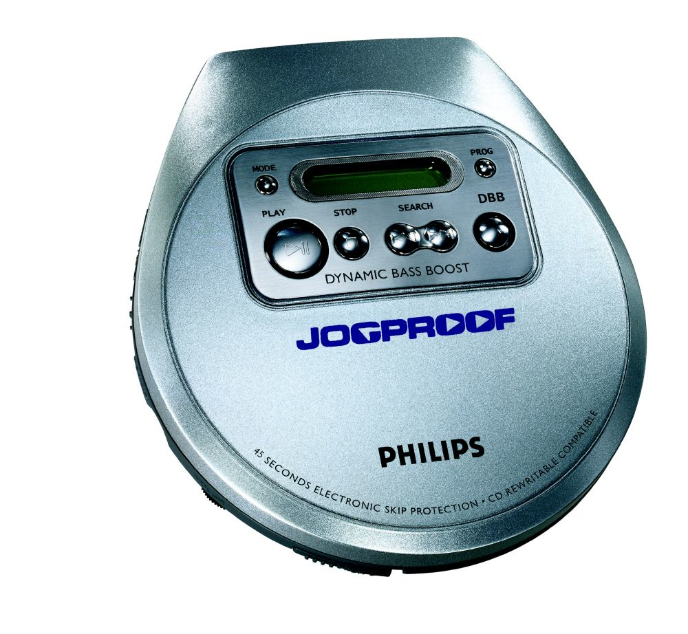 Philips AX2300/00Z CD player Metallic, Silver Portable CD player