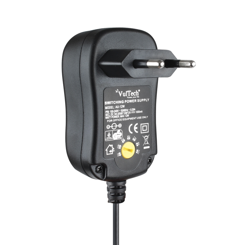 Vultech AU-12W power adapter/inverter Indoor Black – image 1