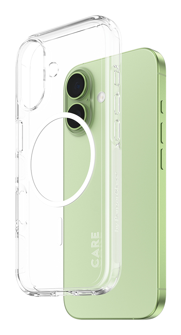 PanzerGlass CARE™ by ® Urban Explorer Case Transparent w. White MagSafe iPhone 17