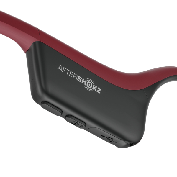 SHOKZ Air Headphones Wireless Neck-band Sports Micro-USB Bluetooth Red – image 4