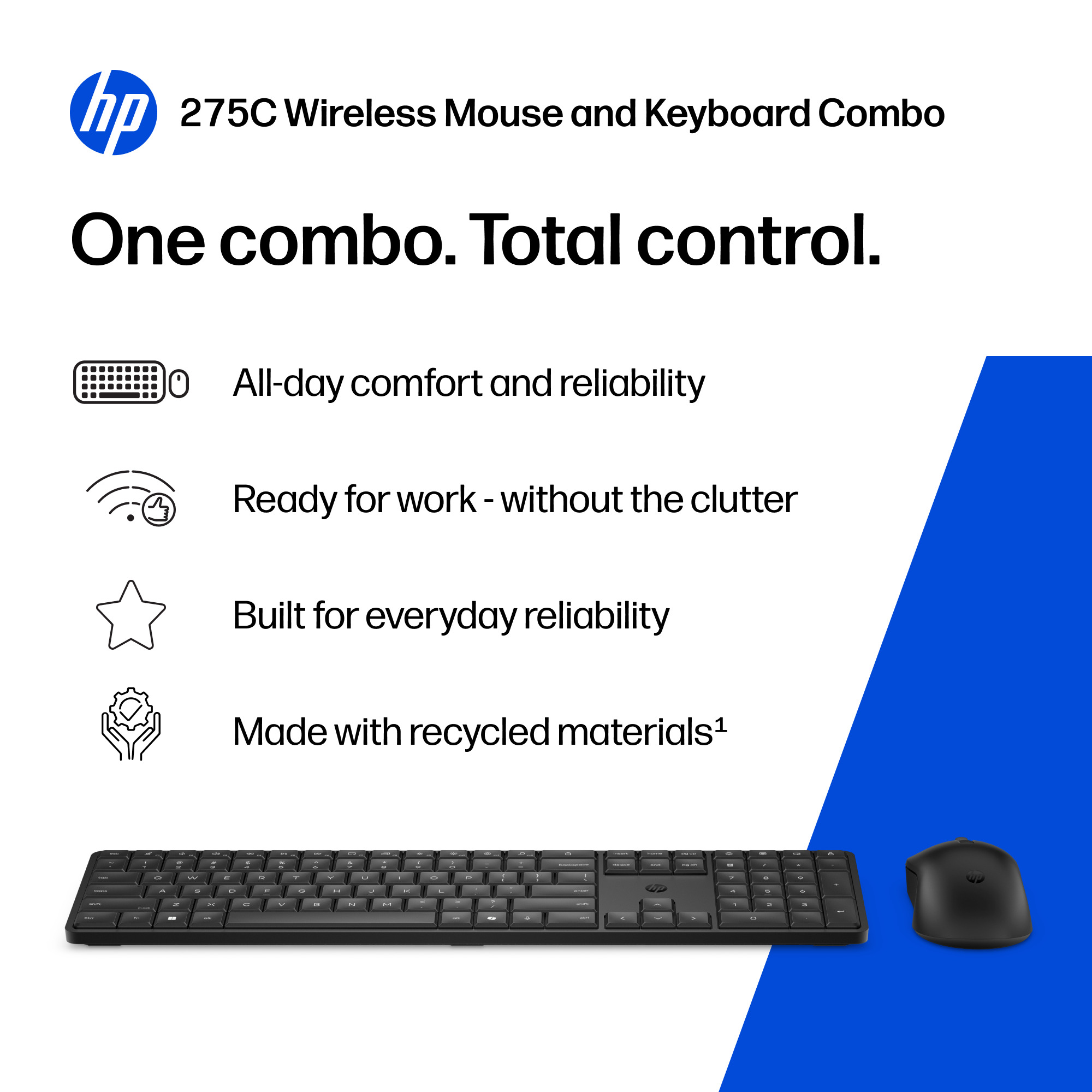 HP 275C Wireless Mouse and Keyboard Combo – image 1