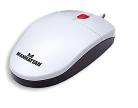 Manhattan 167840 mouse Office Ambidextrous USB Type-A Optical 800 DPI
