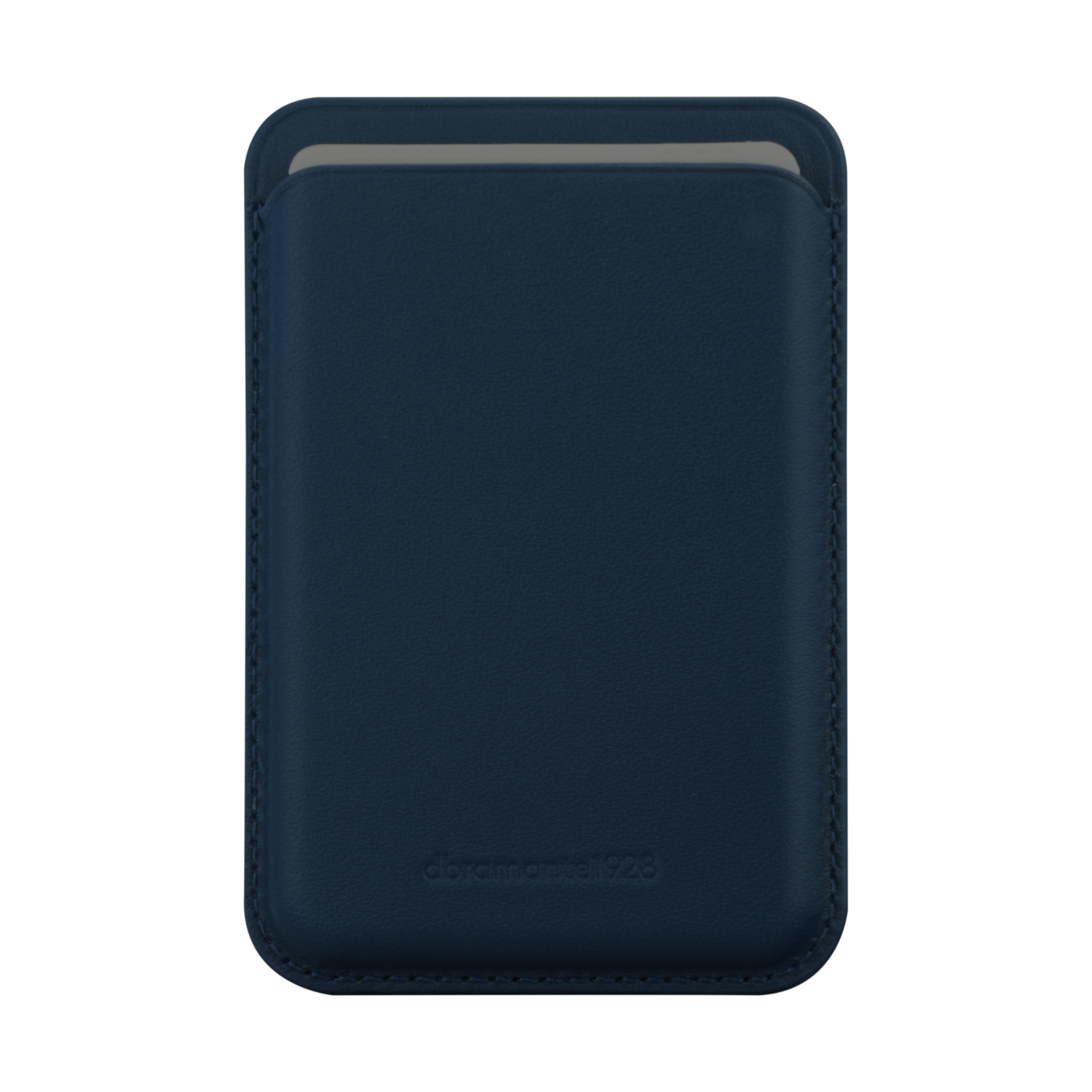 dbramante1928 - Wallet for mobile phone / credit card - MagSafe compatibility - full-grain leather - blue
