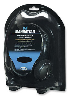 Manhattan 164368 headphones/headset Ear-hook Calls/Music – image 3