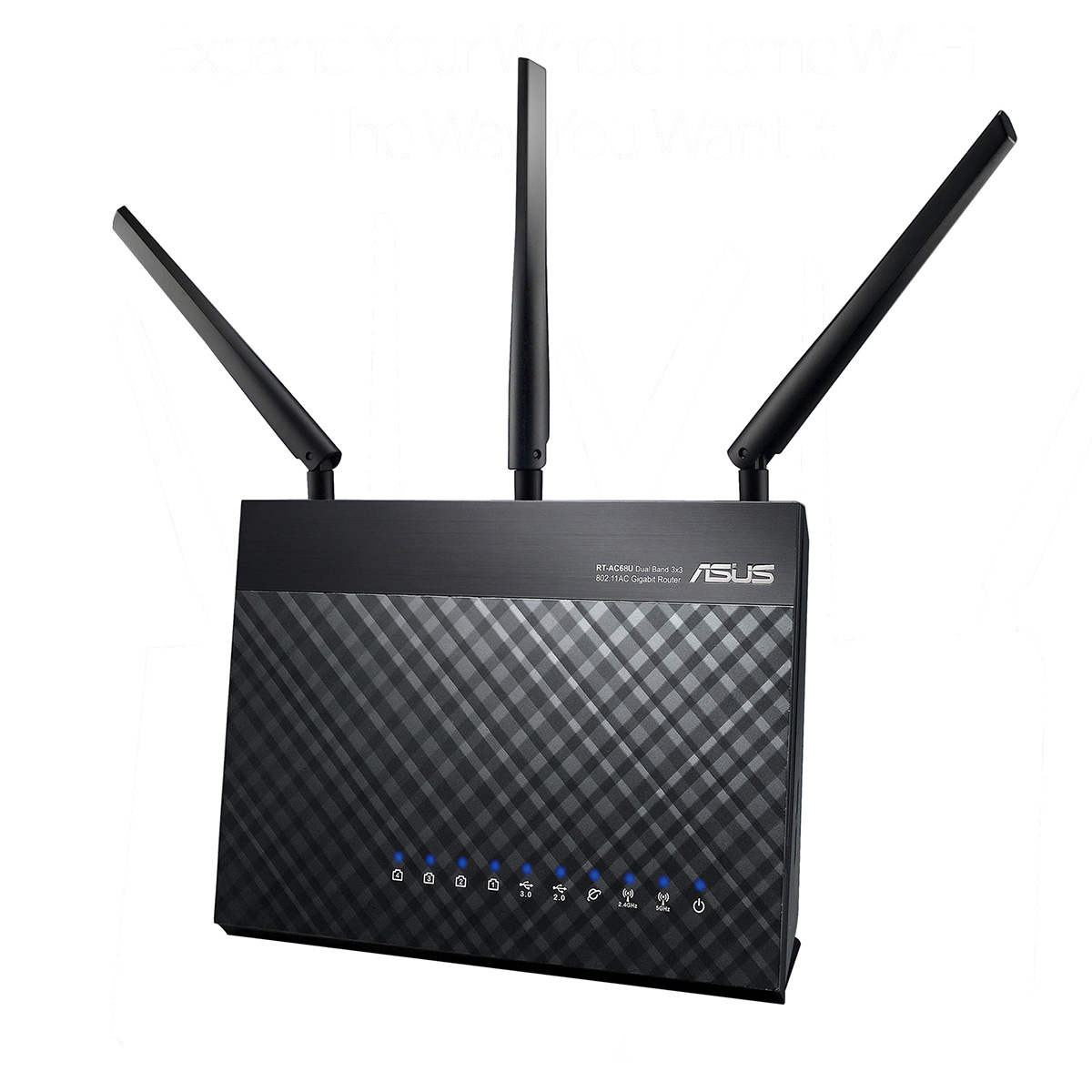 ASUS DSL-AC68U wireless router Gigabit Ethernet Dual-band (2.4 GHz
