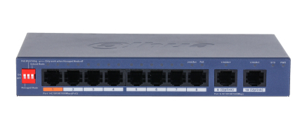 Dahua Technology CS4010-8GT-60-V2 network switch Managed L2 Gigabit Ethernet (10/100/1000) Power over Ethernet (PoE) Desktop Blue – image 2