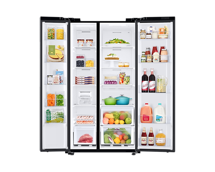 Samsung RS28T5B00B1/EM side-by-side refrigerator Freestanding – image 5