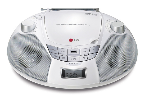 LG SB16W 1 W AM, FM White MP3 playback