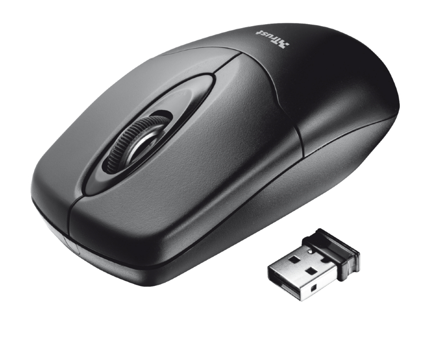 Trust 16600 keyboard Mouse included Home RF Wireless Russian Black – image 2
