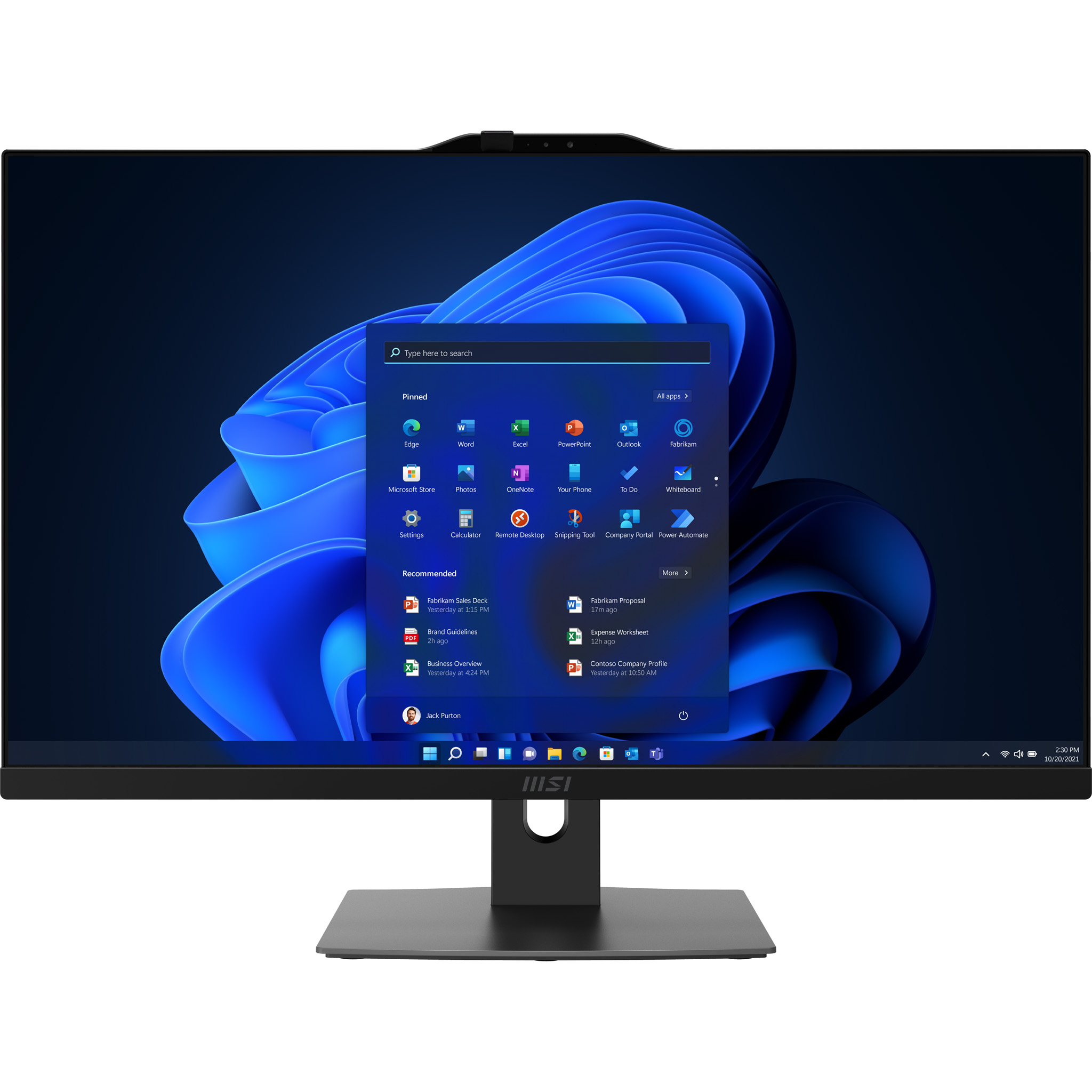 MSI Modern AM272P 12M-658FR Intel® Core™ i5 i5-1235U 68.6 cm (27″) 1920 x 1080 pixels All-in-One PC 8 GB DDR4-SDRAM 512 GB SSD Windows 11 Home Wi-Fi 6E (802.11ax) Black image 3