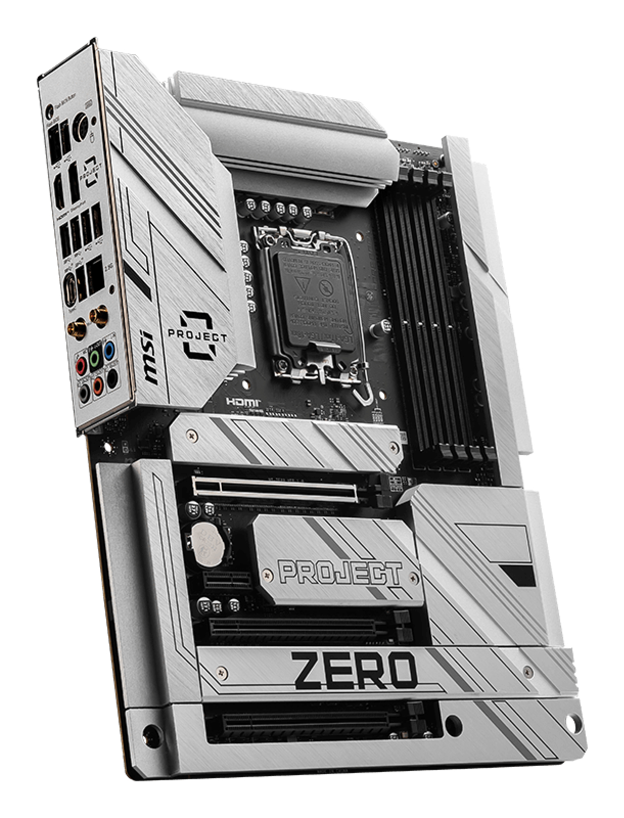 Tarjeta Madre MSI Z790 PROJECT ZERO - Socket 1700 - 4x DDR5 - 4800/5800(OC)/7200+(OC) - HDMI - DisplayPort - USB 2.0 - ATX - Z790 PROJECT ZERO