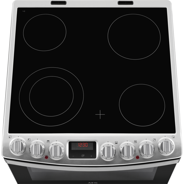 AEG CCB6761ACM Freestanding cooker Electric Ceramic hob Stainless steel – image 5