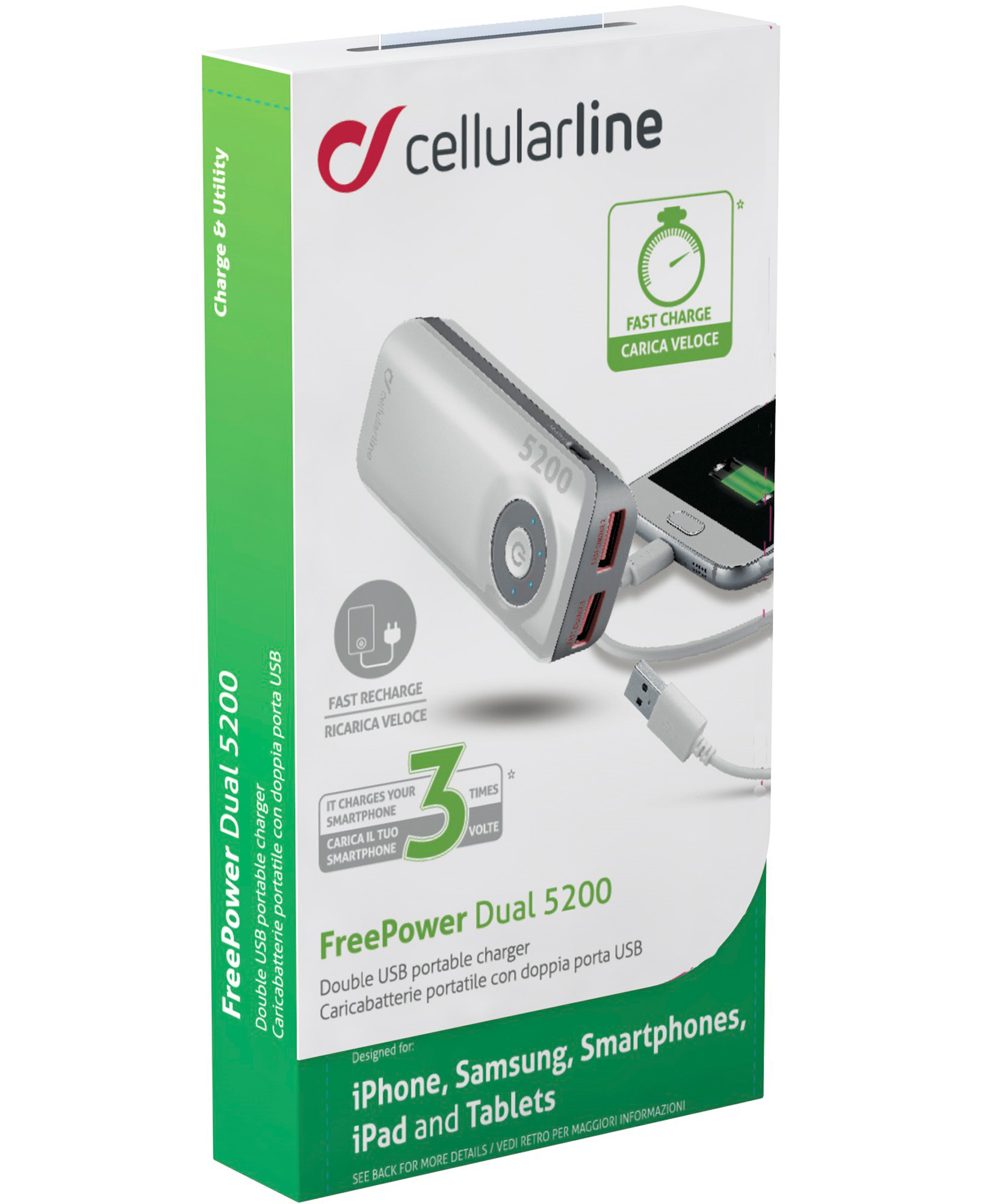 Cellularline Freepower Dual 5200 - Universal – image 2