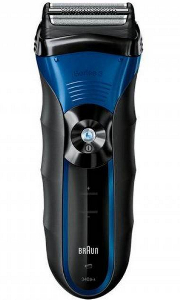 Braun 340s-4 Foil shaver Trimmer Black, Blue