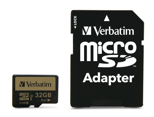 Verbatim Pro+ 32 GB MicroSDHC UHS-I Class 10 – image 1