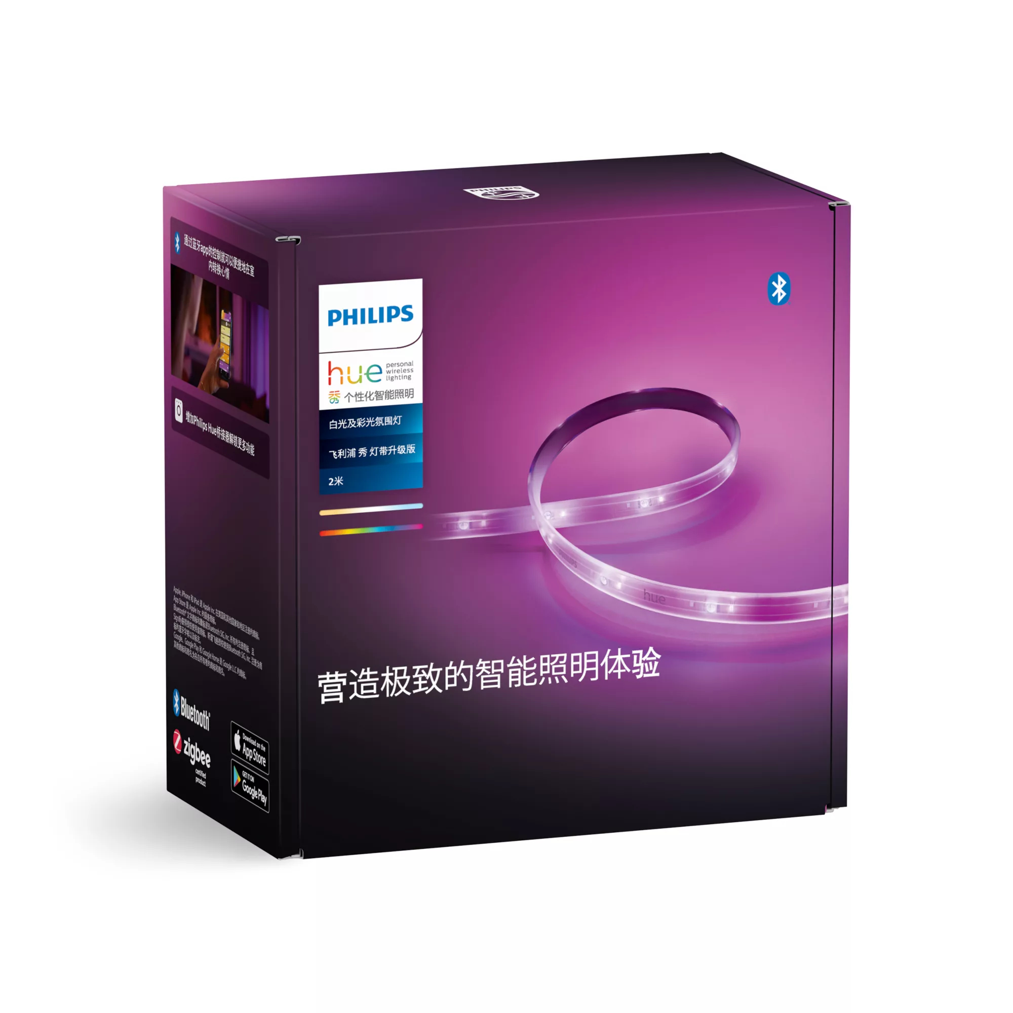 Philips by Signify Philips Hue White and colour ambience 6947939191055 smart lighting Smart strip light Bluetooth/Zigbee – image 4