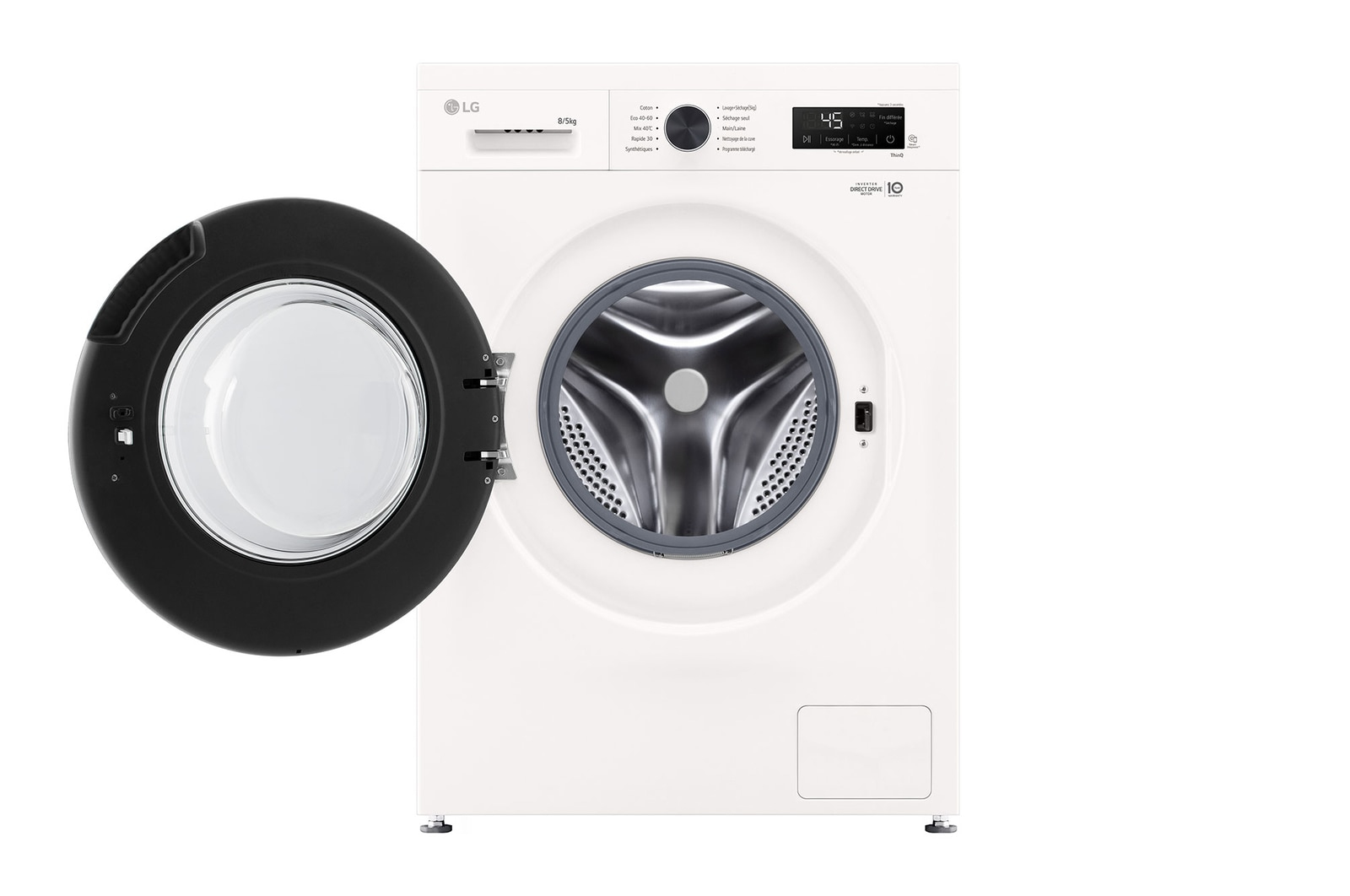 LG F854B16WHS washer dryer Freestanding Front-load White – image 2