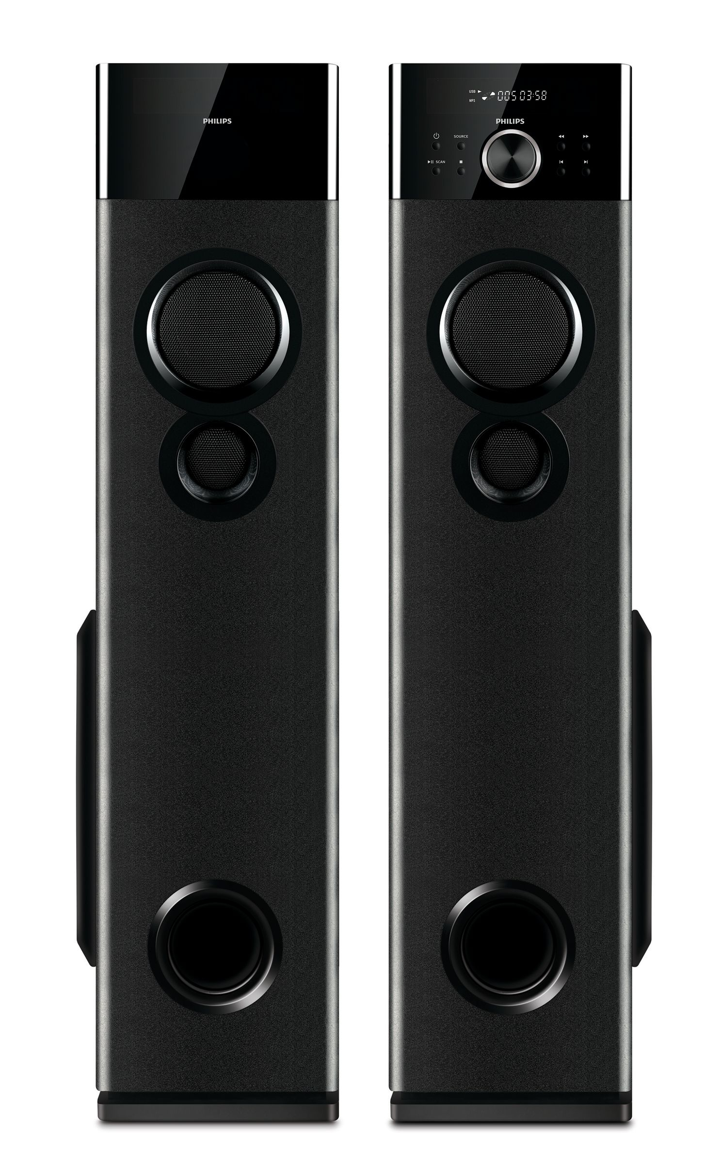 Philips SPA9120B/94 loudspeaker 2-way Black Wireless