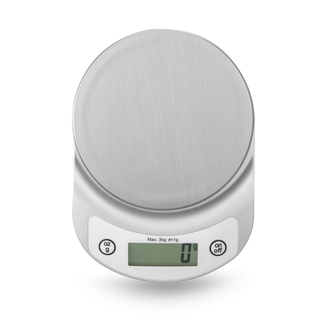 00002915 kitchen scale White Countertop Oval Electronic kitchen scale