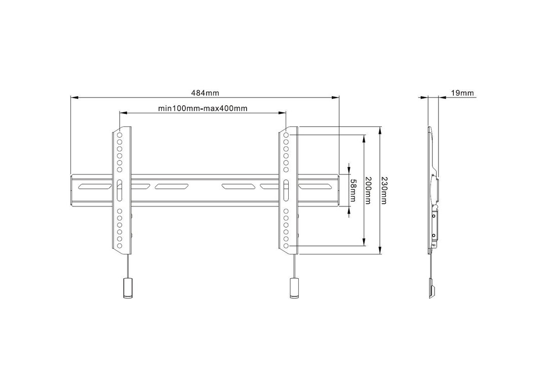 Multibrackets M OLED Wallmount Fixed Black – image 8