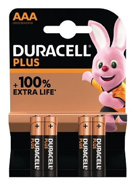 Duracell Plus Kertakäyttöinen akku AAA Alkali