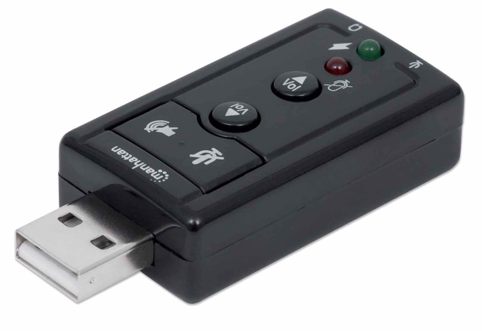 Manhattan USB-A Sound Adapter, USB-A to – image 1