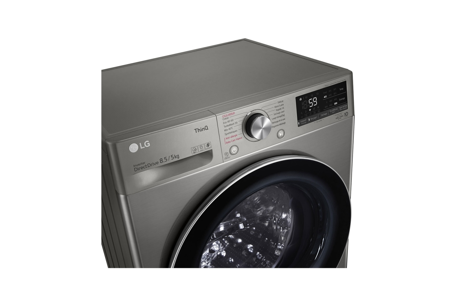 LG F852SV52IRS washer dryer Freestanding Front-load Stainless steel – image 5