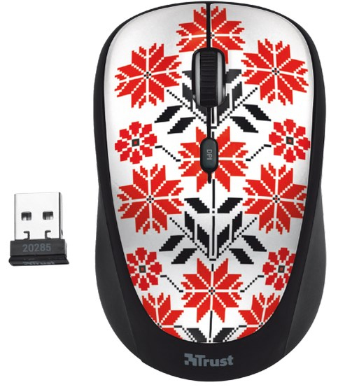 Trust 20285 mouse Travel Ambidextrous RF Wireless Optical 1600 DPI – image 2