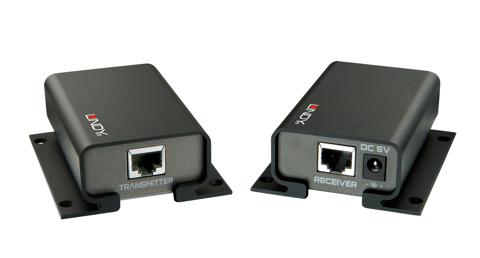 Lindy 42700 AV extender AV transmitter & receiver Black