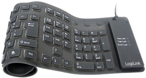 LogiLink ID0019 keyboard USB + PS/2 Black