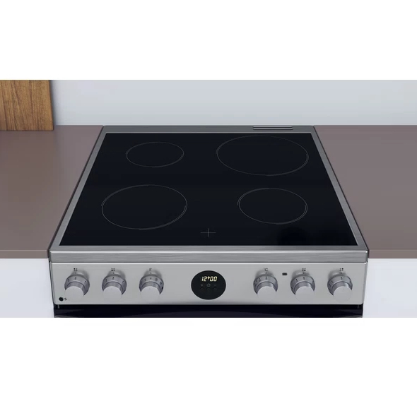 Indesit IS67V8CHX/E cooker Freestanding cooker Electric Ceramic hob Stainless steel – image 5