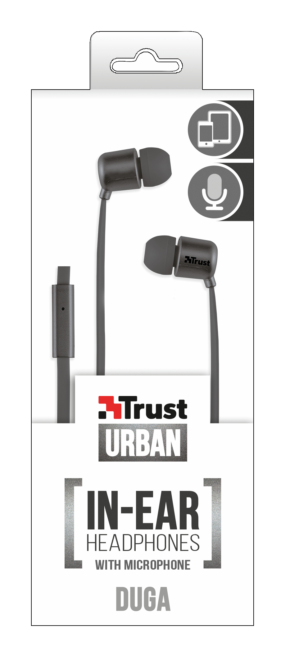Trust 20902 headphones/headset Wired In-ear Calls/Music Grey – image 4