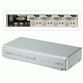 Lindy 4-Port KVM Switch – image 2