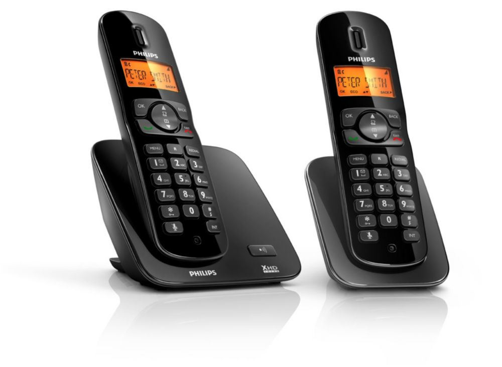 Philips Perfect sound CD1702B/53 telephone Caller ID Black