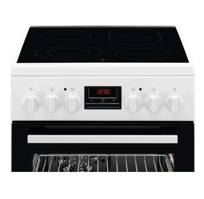 AEG CCB54481BW Freestanding cooker Electric Ceramic hob Black, White – image 2