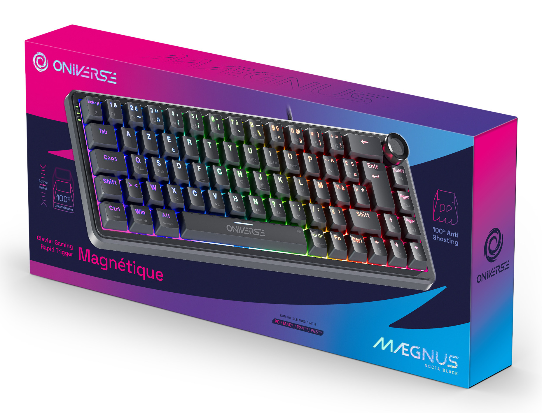 Oniverse - Magnetic keyboard Megnus - Nocta Black (PC) – image 9