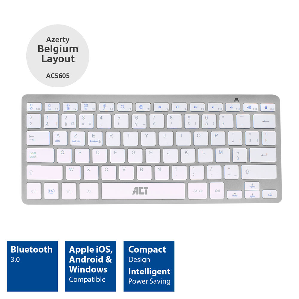 ACT Portable Bluetooth Keyboard (Azerty/BE layout) – image 5