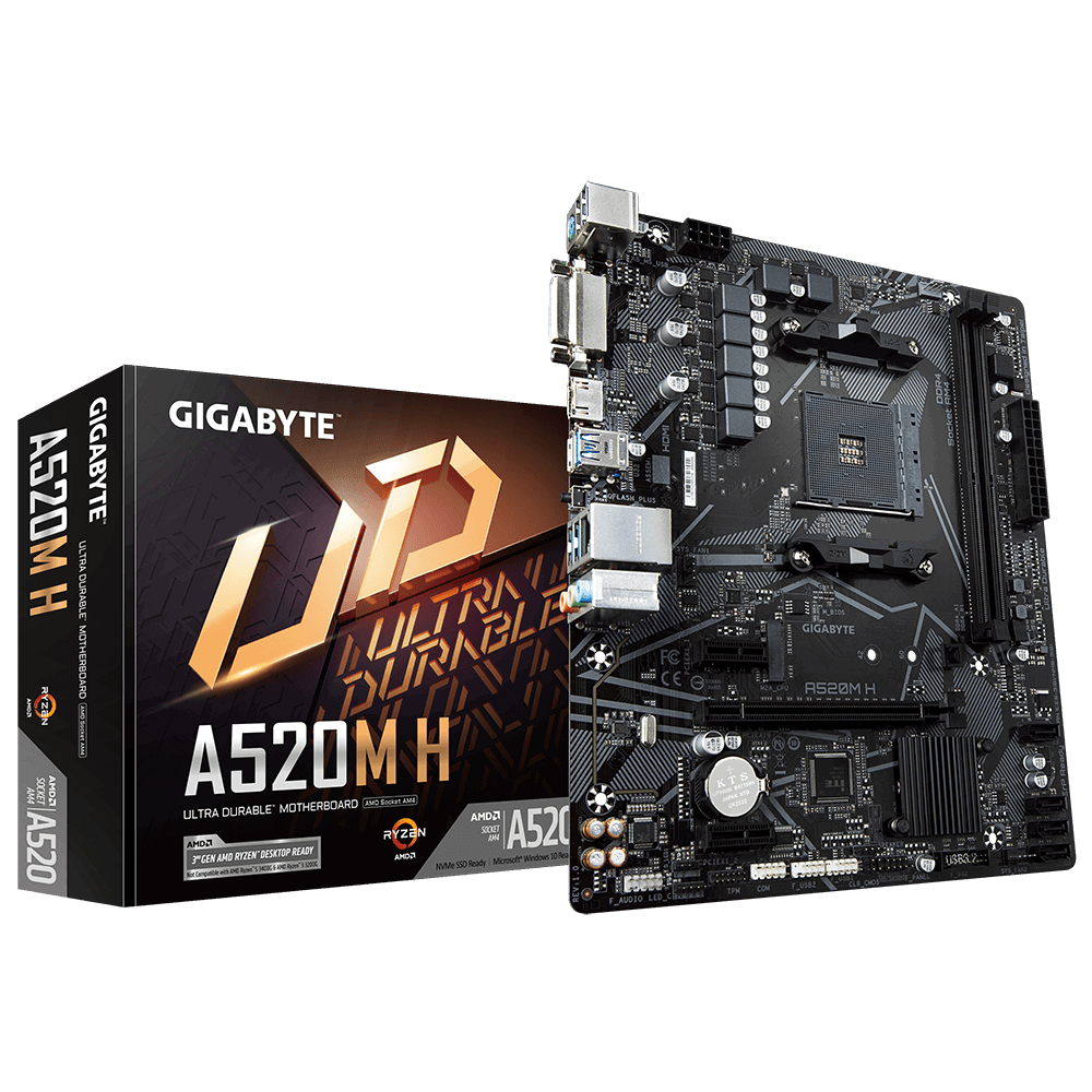 GIGABYTE A520M H (rev. 1.0) – image 2