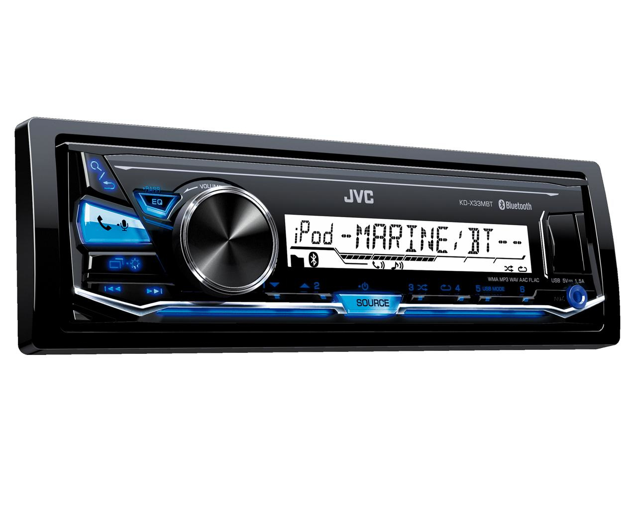 JVC KD-X33MBTE car media receiver – image 2