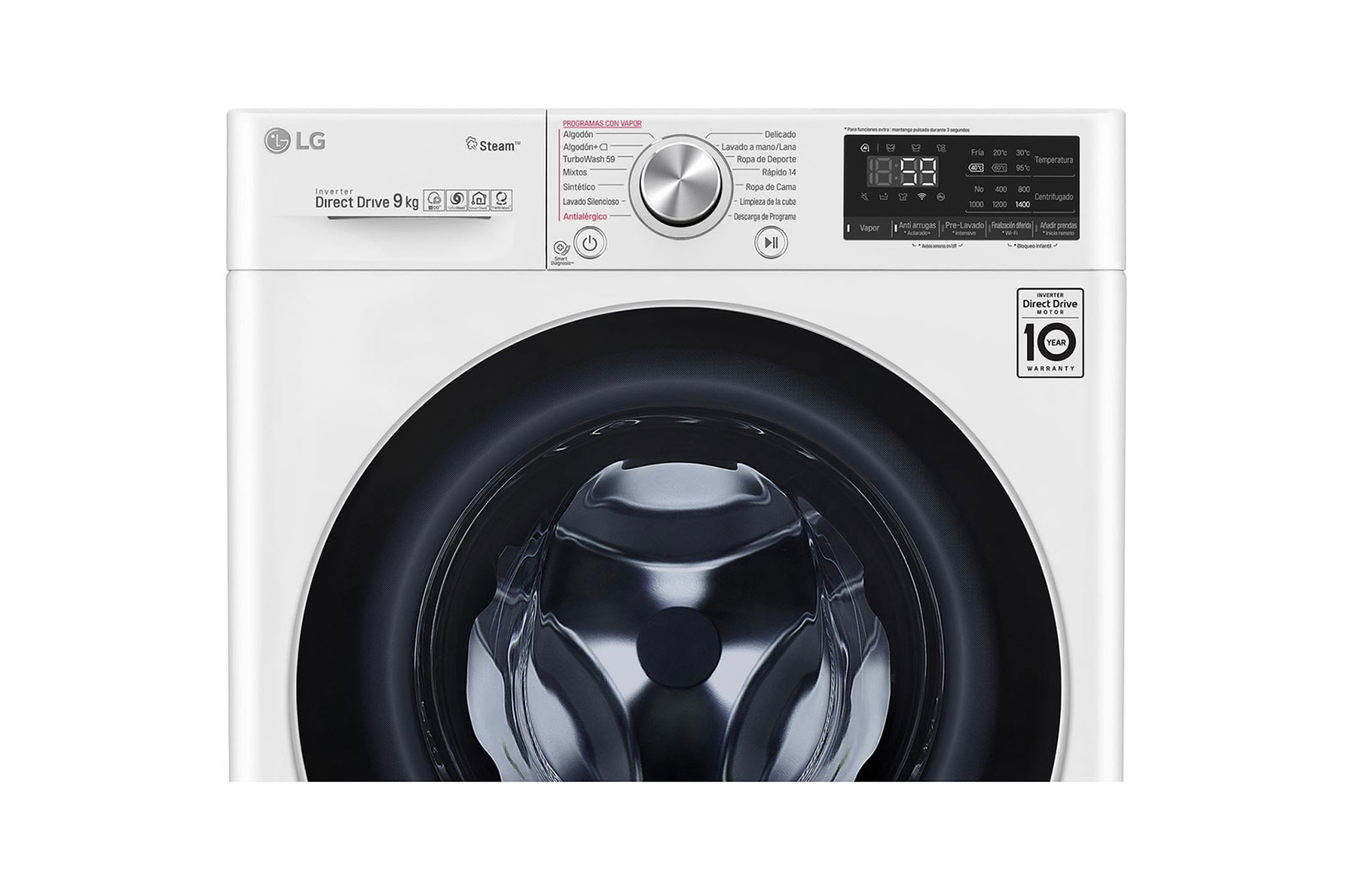 LG F4WV5009S0W washing machine Front-load – image 6