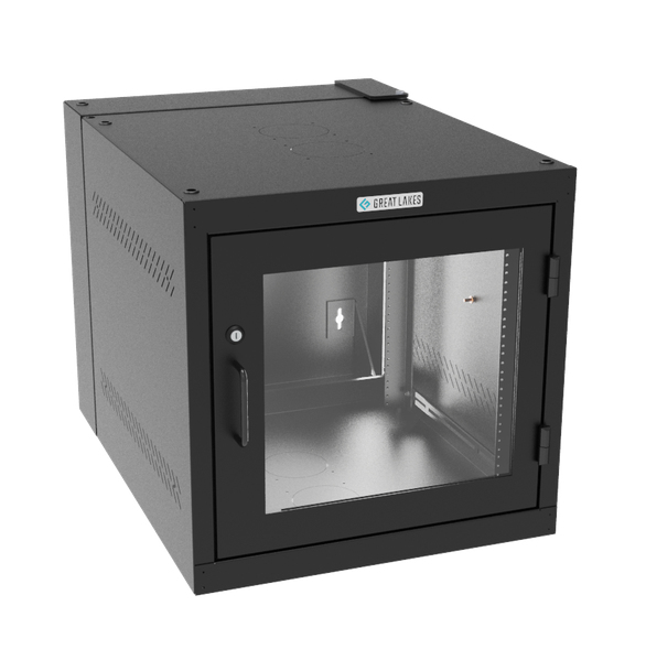 Vertiv GL24WDP-B-00 rack cabinet 11U Wall mounted rack Black