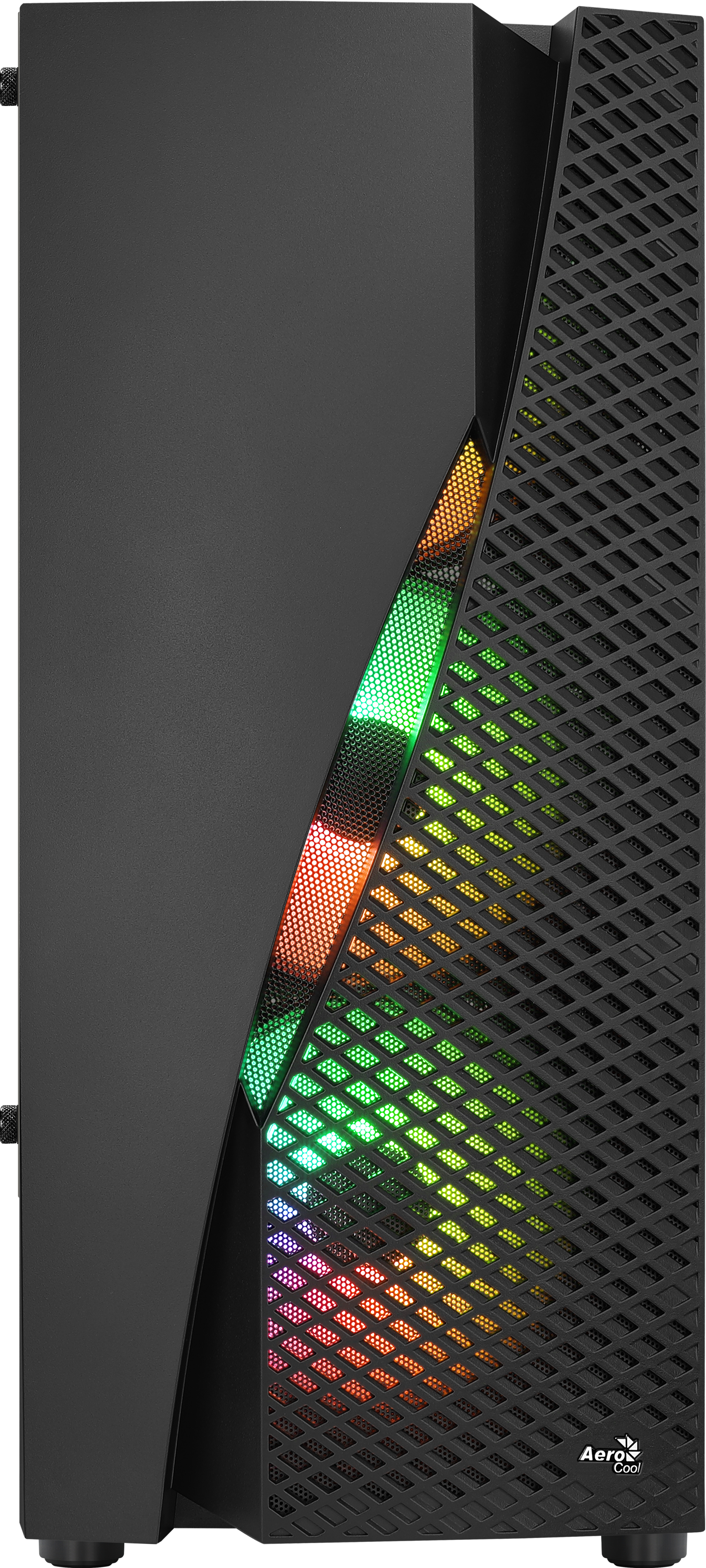 Aerocool WAVEBKV3 ATX PC Case Tempered Glass 4xRGB Fans Black – image 2