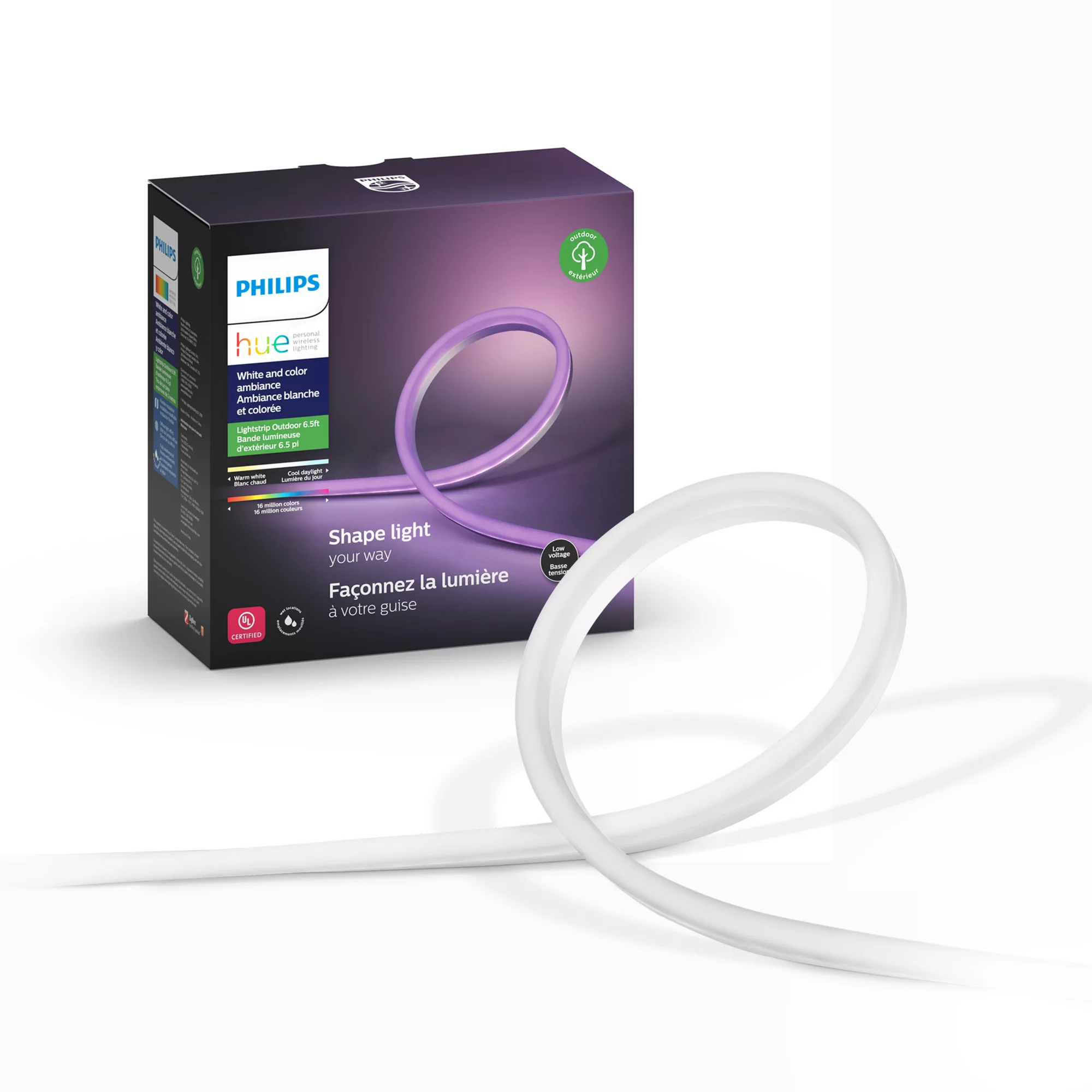 Philips by Signify Philips Hue White and colour ambience 046677530945 smart lighting Smart strip light Bluetooth/Zigbee