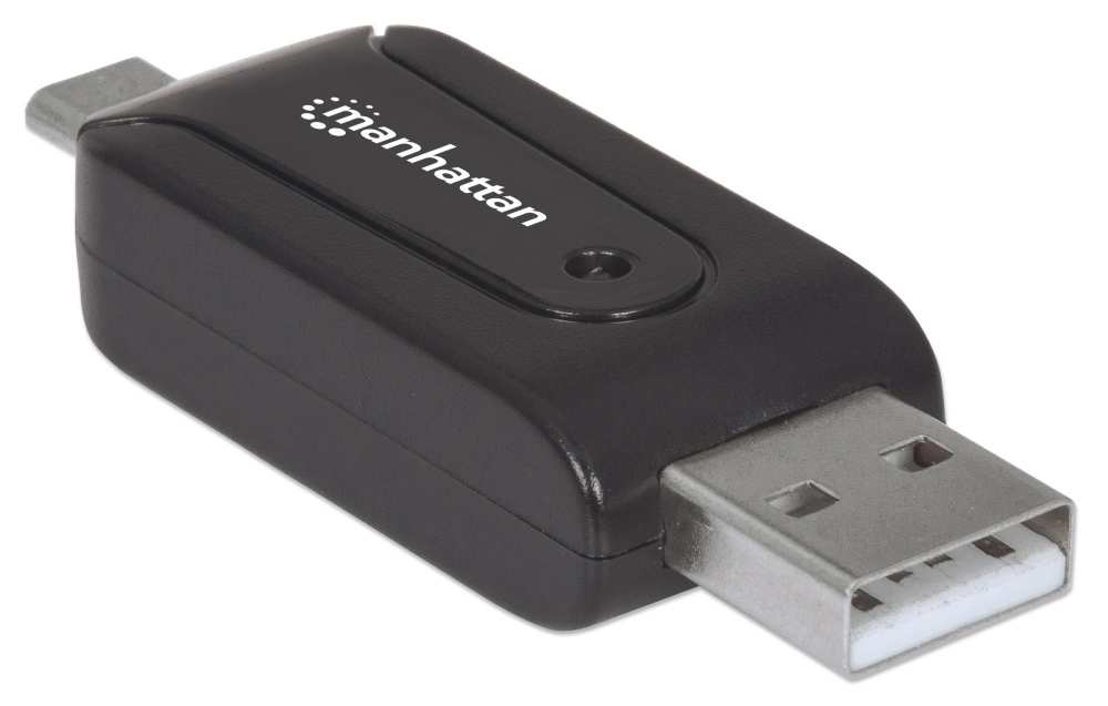 Manhattan 406215 card reader USB/Micro-USB Black – image 5